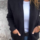 SARIA™ - Zip-Up Knit Cardigan
