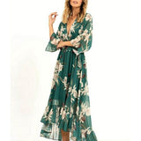 YASMINE™ - Elegant Kimono Midi Dress