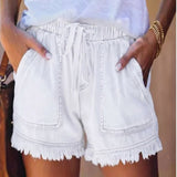 IMELDA™ – Casual Soft Waist-Tie Loose Fit Shorts